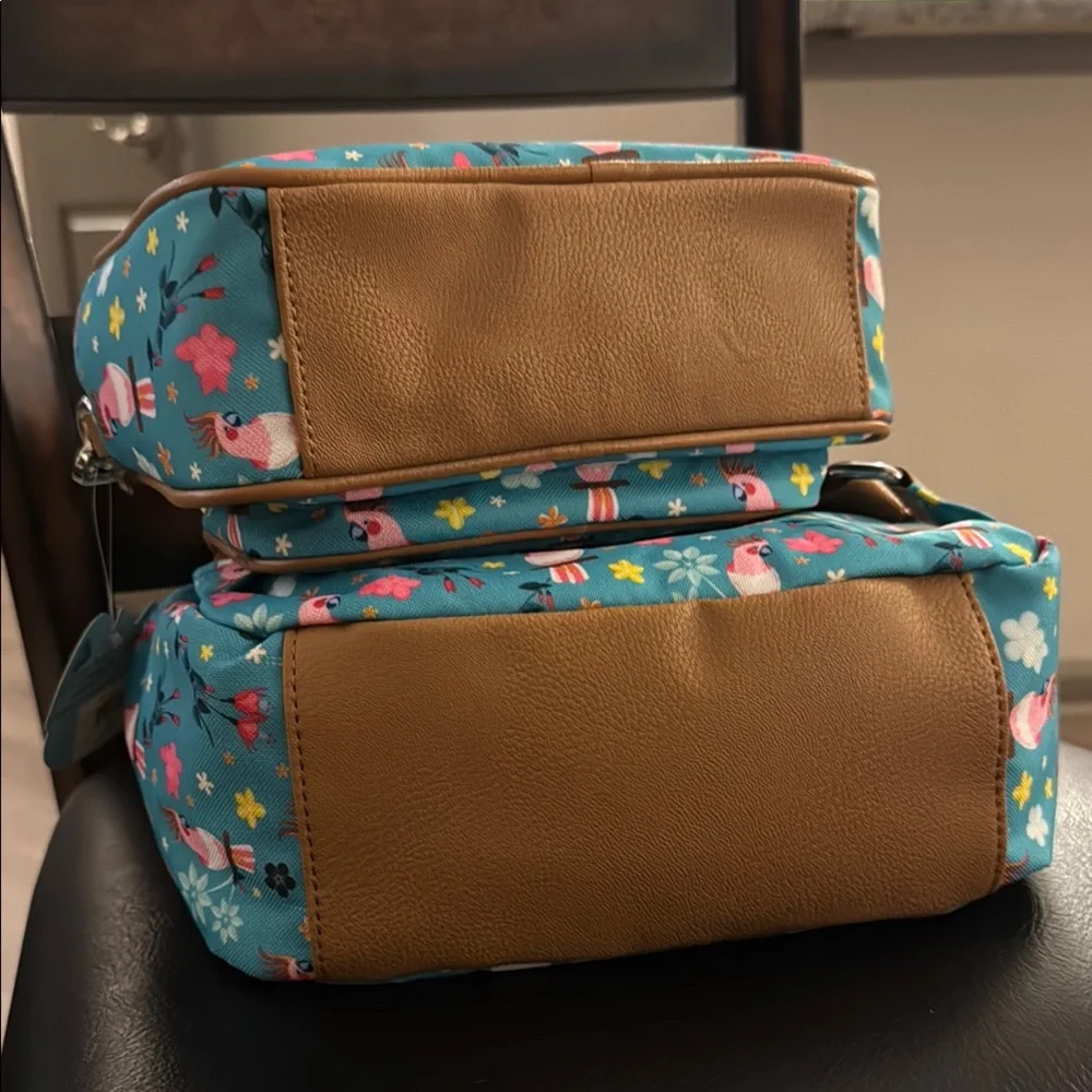 Lily Bloom Teal Animal Print Backpack and Crossbody Set BRAND NEW WITH TAGS ‼️